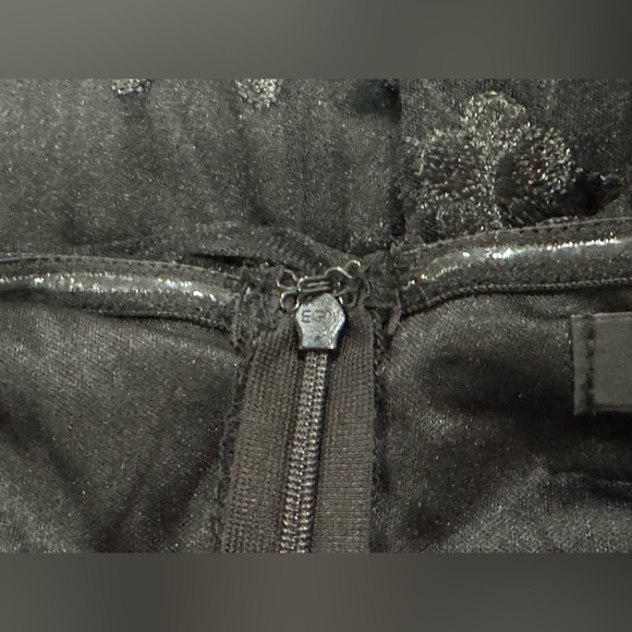 NWT Lulus Darling Charisma Black Mesh Embroidered Midi Dress| XS - Picture 6 of 7